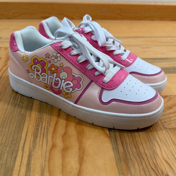 Mattel Shoes - Barbie by Mattel Pink Casual Sneakers Women Size 9